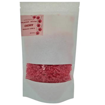 Соль для ванны с  маслом кокоса "Вишня" 450g 027 фото