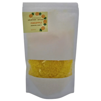 Соль для ванны с маслом кокоса "Ананас" 450g 027 фото